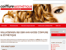 Tablet Screenshot of ahvpkcoiffure.ch